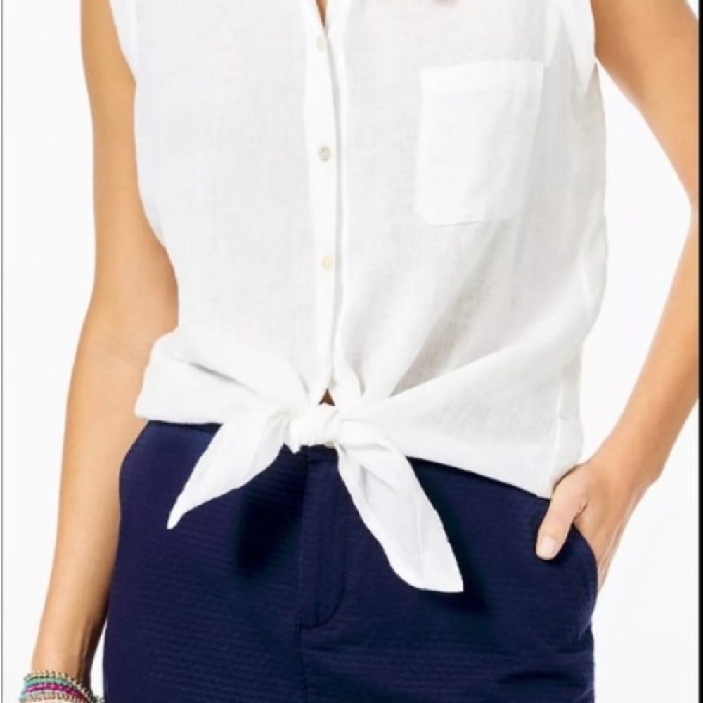 Lily Pulitzer-Collette Scallop Hem Skort-ColorTrue Navy.